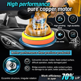 Darkboom polisher with battery not included demonstrates compatibility with 20V batteries.