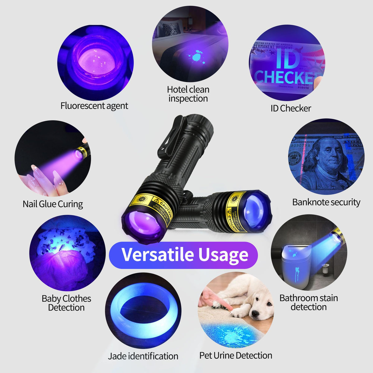 DARKDAWN resin curing and UV-reactive materials light.