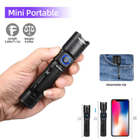 DARKDAWN UV Flashlight portable design enables easy carry and on-the-go use.