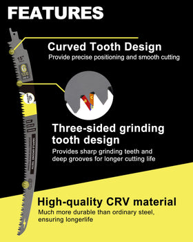 DARTOTEK deep-gullets improve chip removal during heavy-duty cuts.