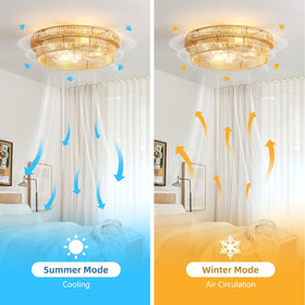 DARYEWO 6-speed reversible motor enables tailored airflow and comfort.