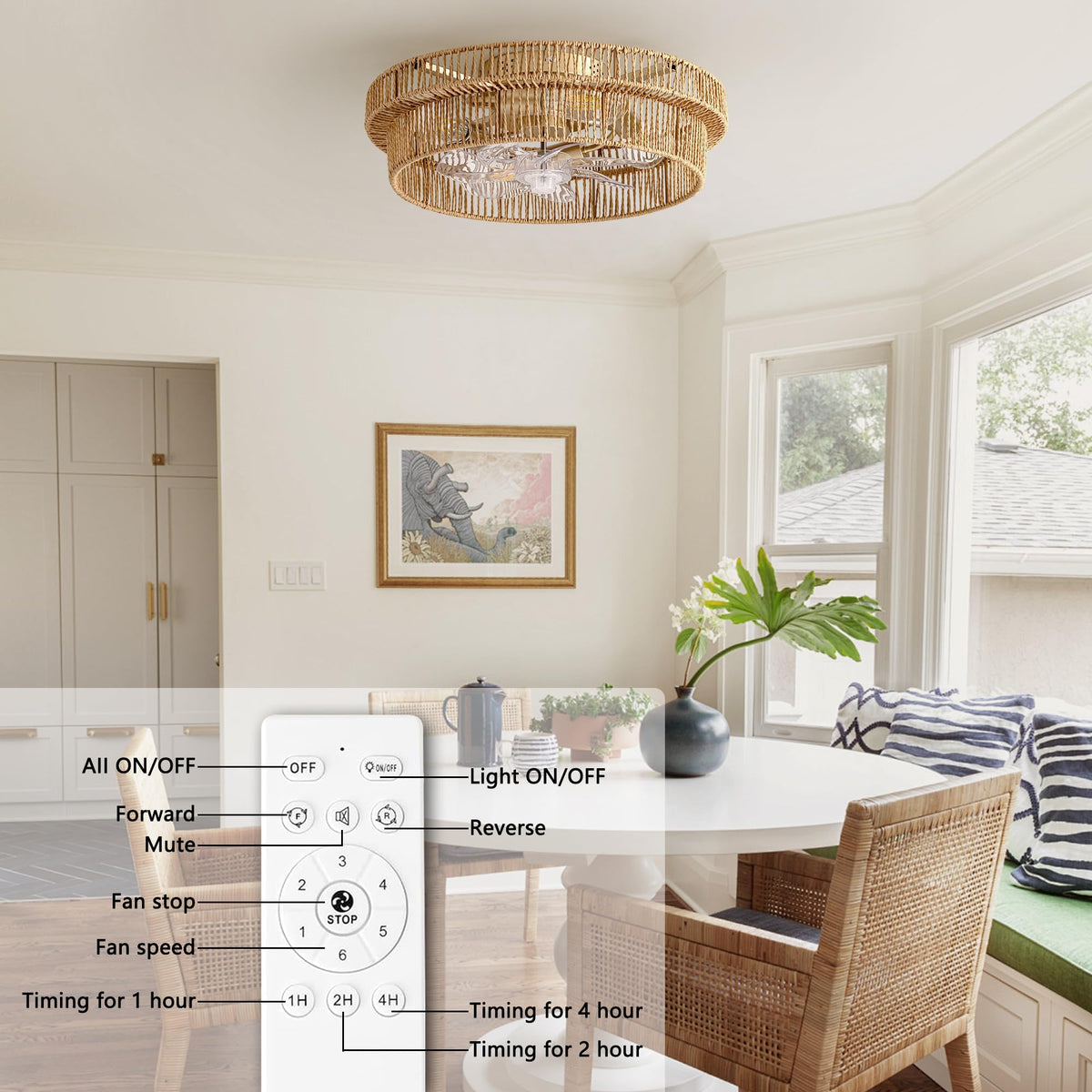 DARYEWO remote control in hand for convenient operation.
