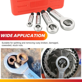 DASBET 21mm slot nut splitter tackles large damaged nuts with leverage.