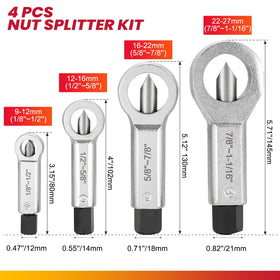 DASBET nut splitter metal body demonstrates durable construction for tough nuts.