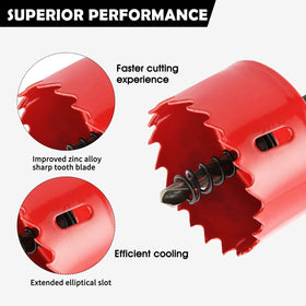 Dashap Elliptical Cooling Holes help clear chips during drilling.