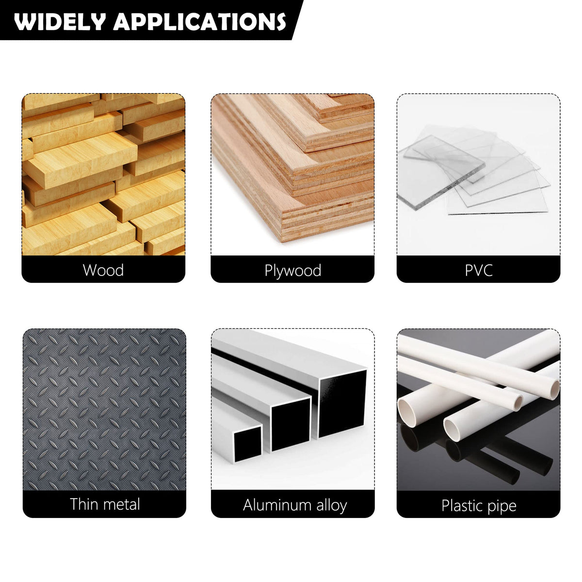 Dashap Includes Mandrels and Hex Keys for quick setup.