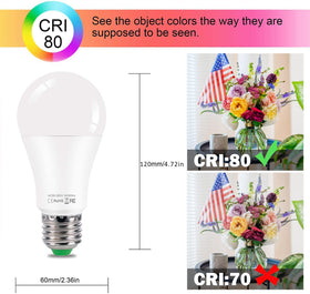 DASINKO daylight white 5700K bulb for bright daytime illumination