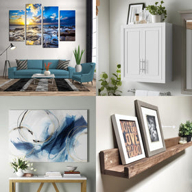DaTools Floating Shelf Hanger Kit creates concealed shelf mounting.