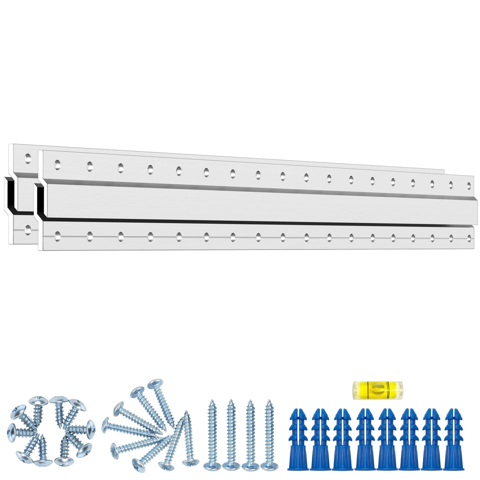DaTools Z-Hanger Kit 18-Inch pair for precise wall mounting.