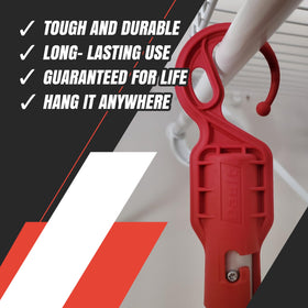 DAULT durable glass-filled nylon construction is built for long-lasting garage use