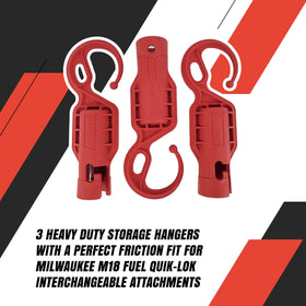 DAULT high-impact nylon hanger offers durable support up to 20 lb per hook