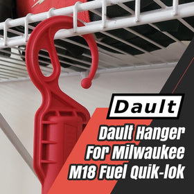 DAULT open-hook garage hanger enables quick access to tools without removing others