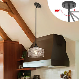 Daunton dual-mount pendant suits low ceilings or high spaces with style.