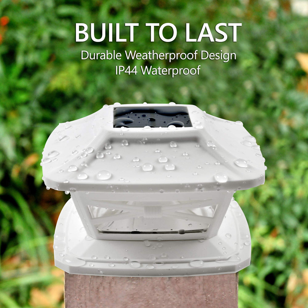 Davinci Lighting Flexfit at dusk lights a fence line for ambient safety