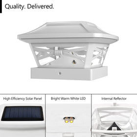 Davinci Lighting Renaissance post bases shown for 4x4, 5x5, and 6x6 posts.