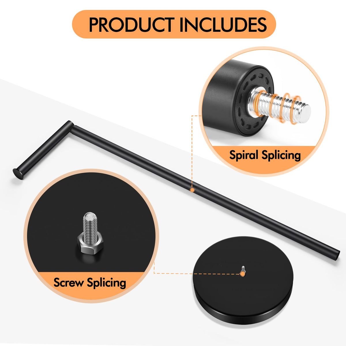 DAWNER no-drill installation saves space in bathrooms and kitchens.