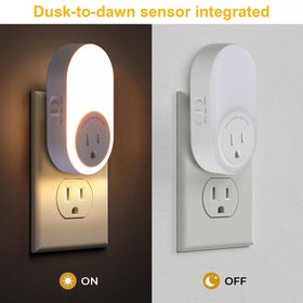 Dawnrise dusk-to-dawn sensor guides you with automatic illumination.