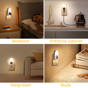 Dawnrise versatile night light suitable for bedrooms, kitchens, and halls.