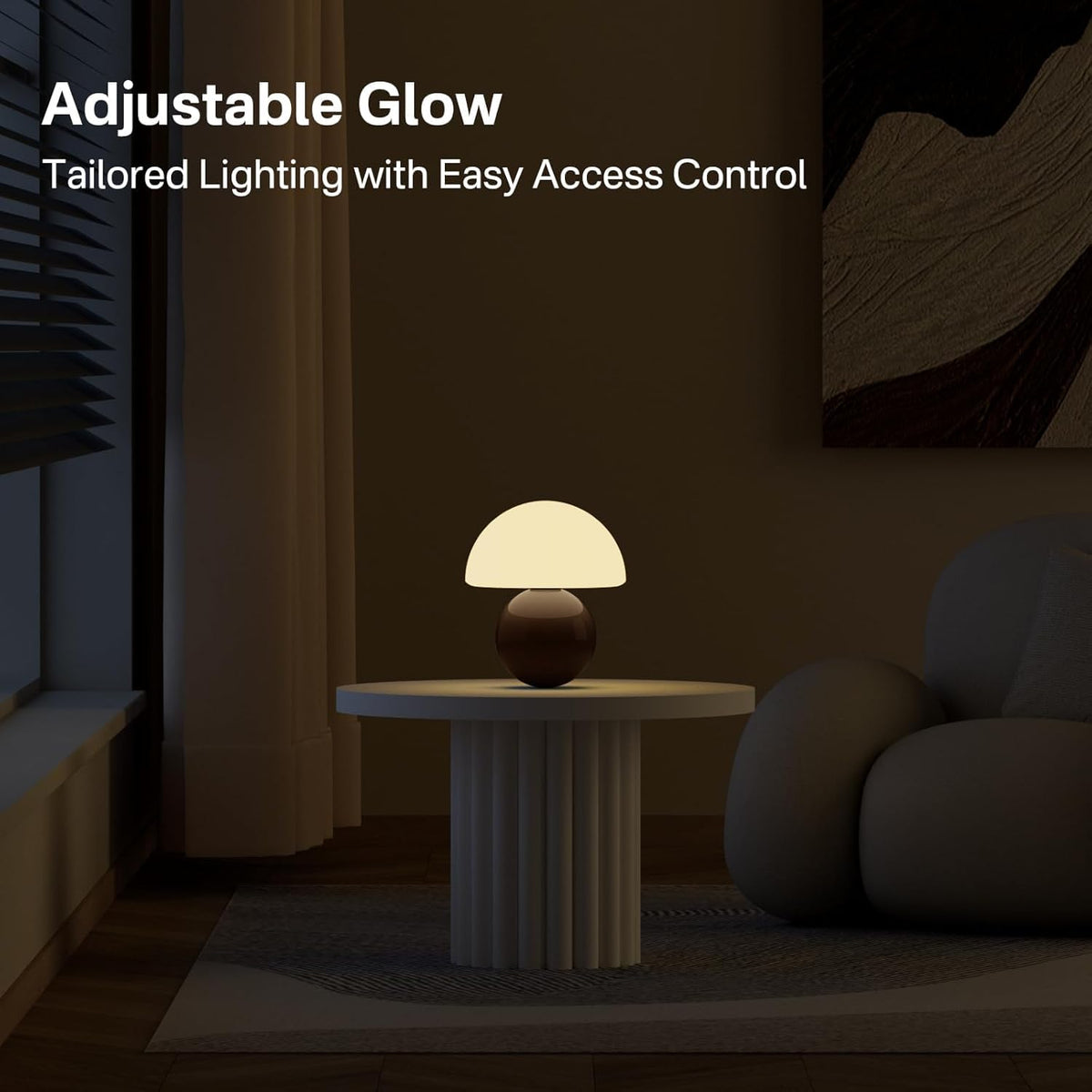 Dawnwake compact night light for tight spaces and desks