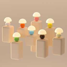 Dawnwake gift-ready mushroom lamp suitable for holidays and birthdays