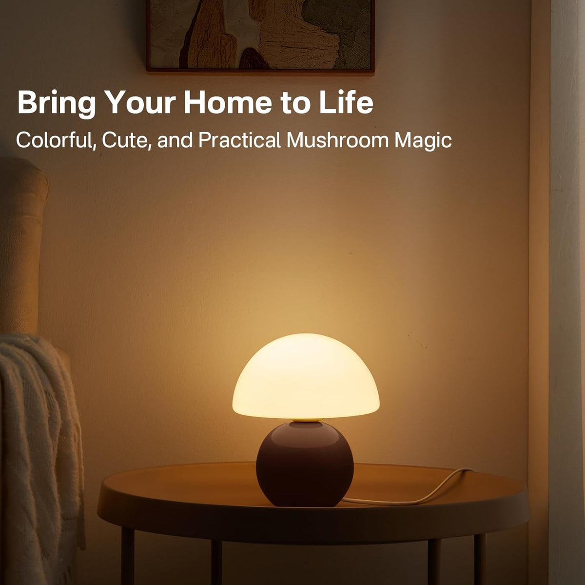 Dawnwake hand-blown glass base delivers unique artisanal craftsmanship