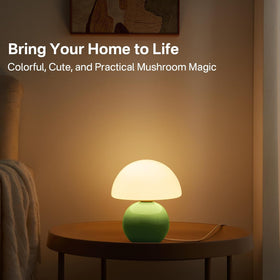 Dawnwake hand-blown glass base creates a unique decor piece.