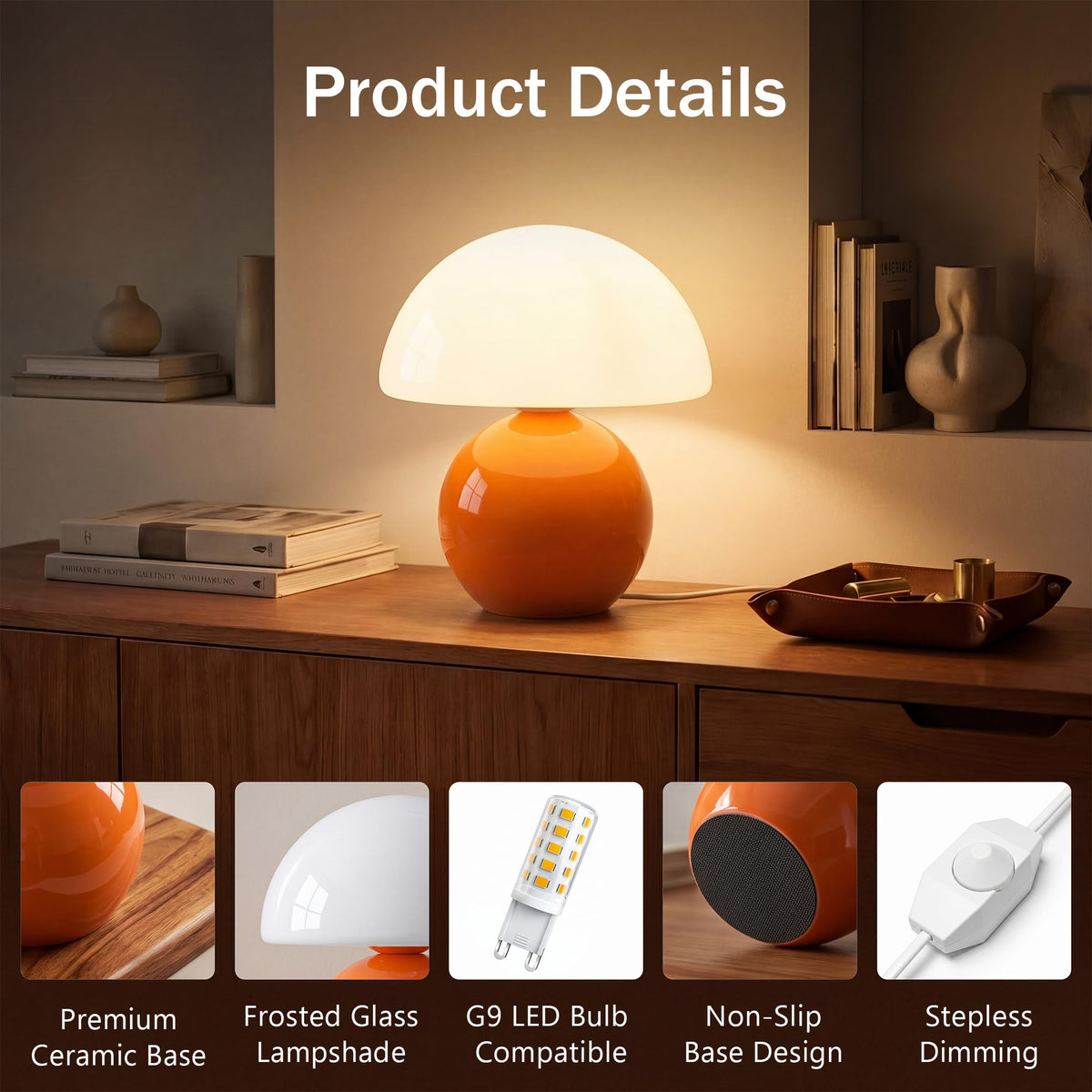 Dawnwake lamp dimmed brightness demonstrates stepless control