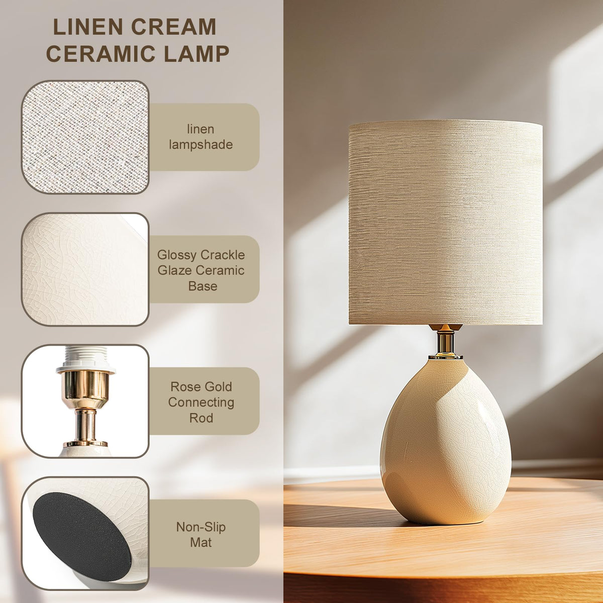 Dawnwake two-pack table lamps offering versatile living room lighting.