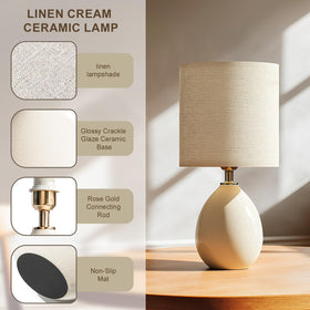 Dawnwake two-pack table lamps offering versatile living room lighting.
