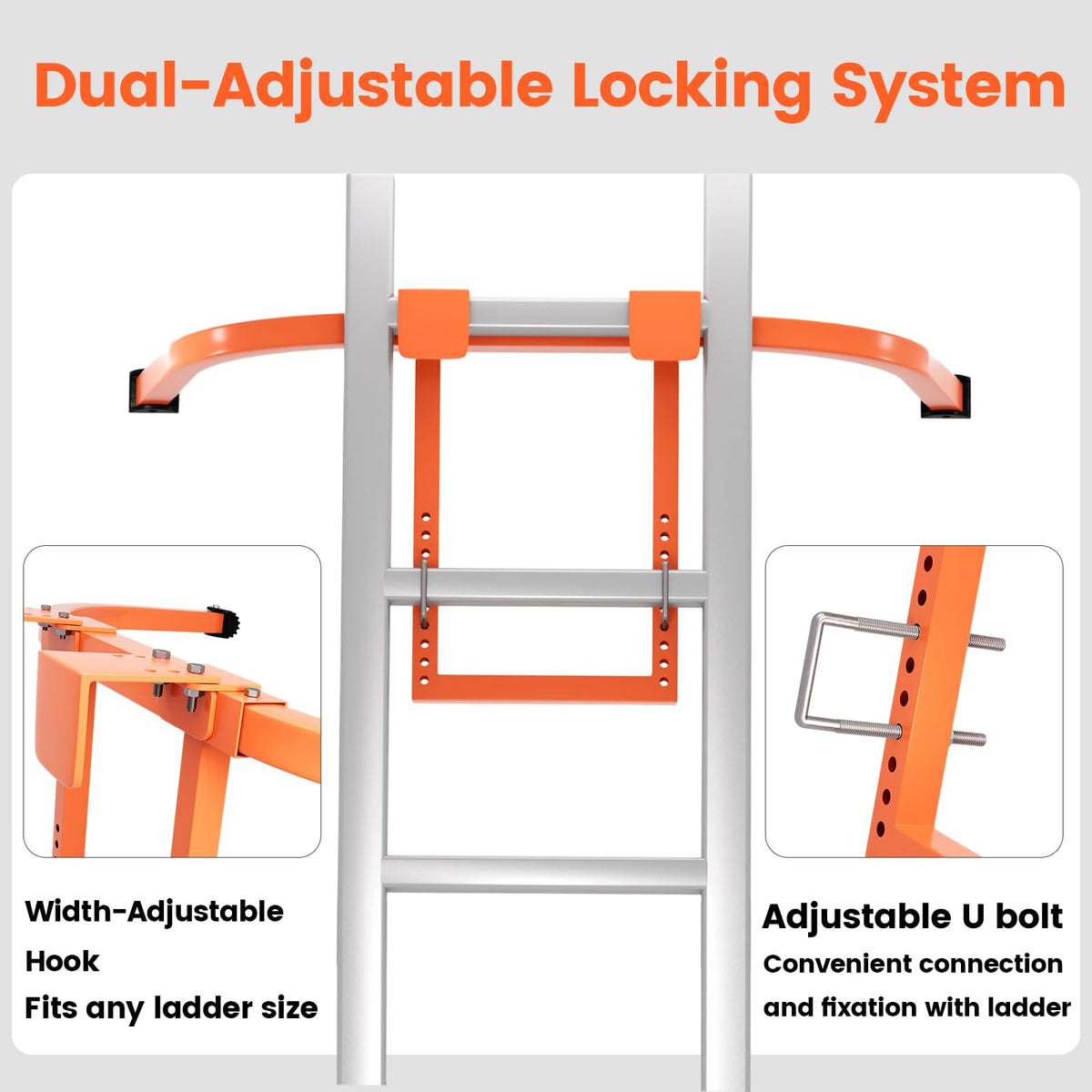 Dayacoco anti-slip feet stabilize ladder on surface