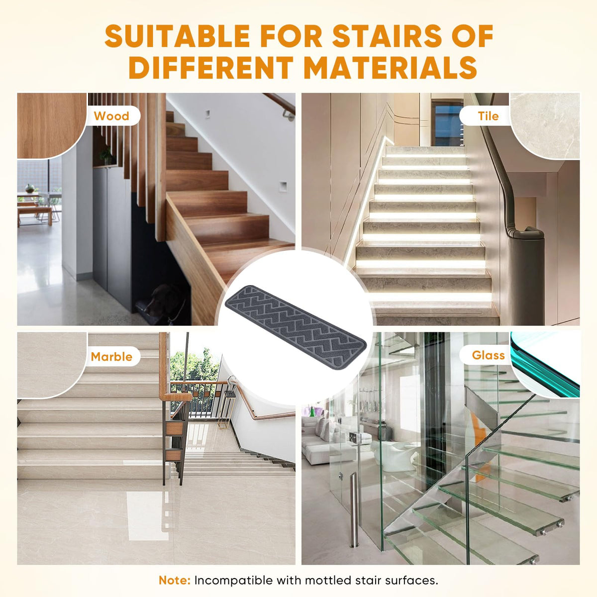 Dayacoco family-use-gray treads protect kids, elders, and pets.