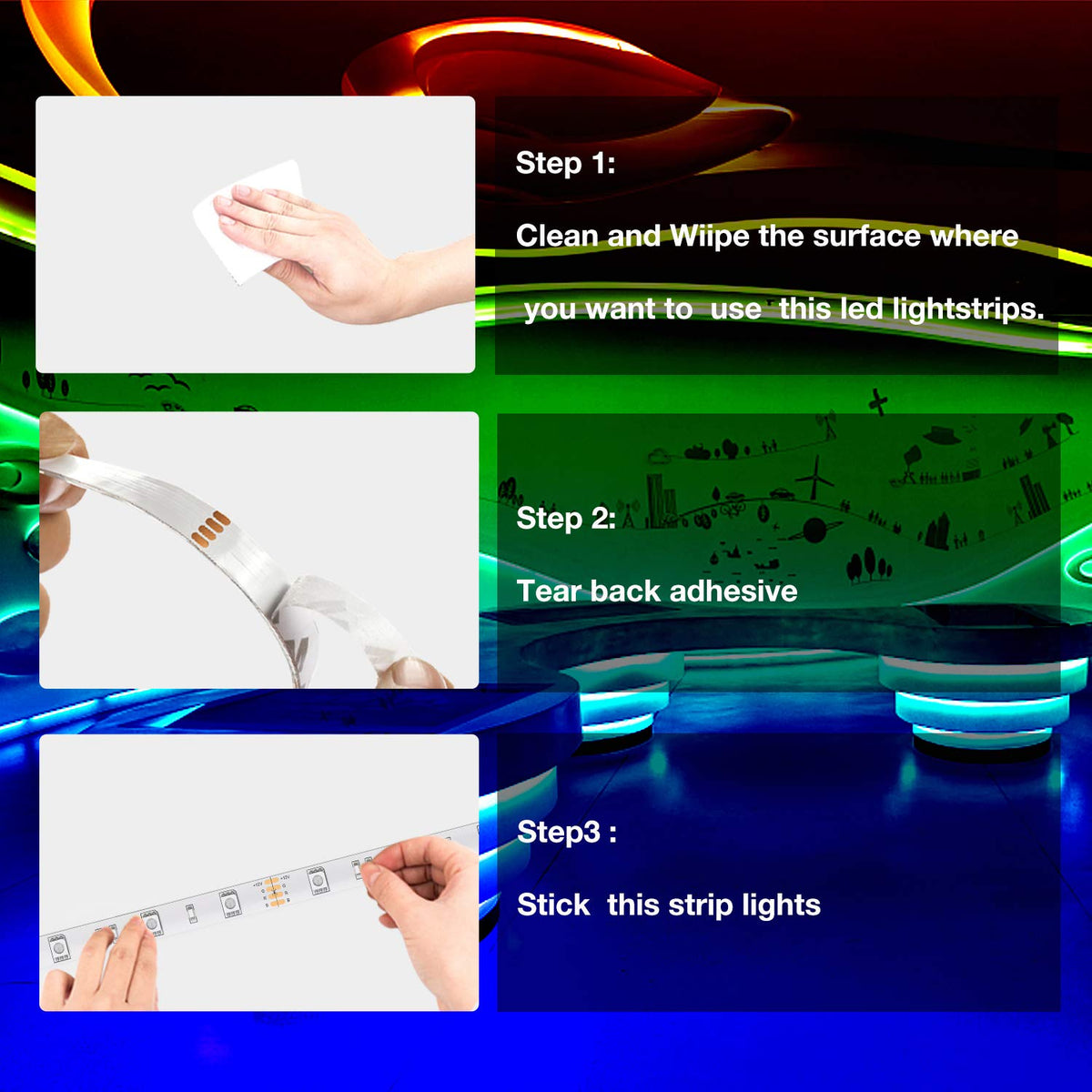 DAYBETTER 50ft kit includes everything needed for quick, clean installation.
