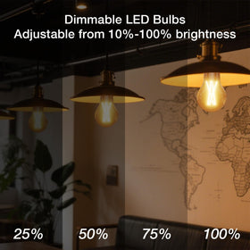 DAYBETTER A19 2700K warm white glow suitable for relaxing spaces.