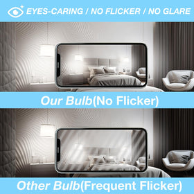 DAYBETTER A19 LED bulb lasts up to 15000 hours, reducing replacements.