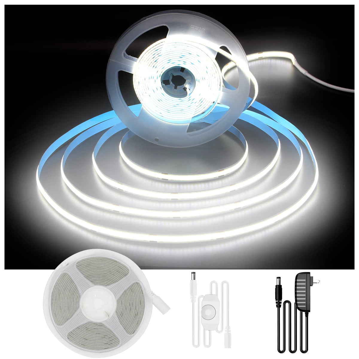 Daybetter COB LED strip 16.4 ft offers seamless under-cabinet lighting
