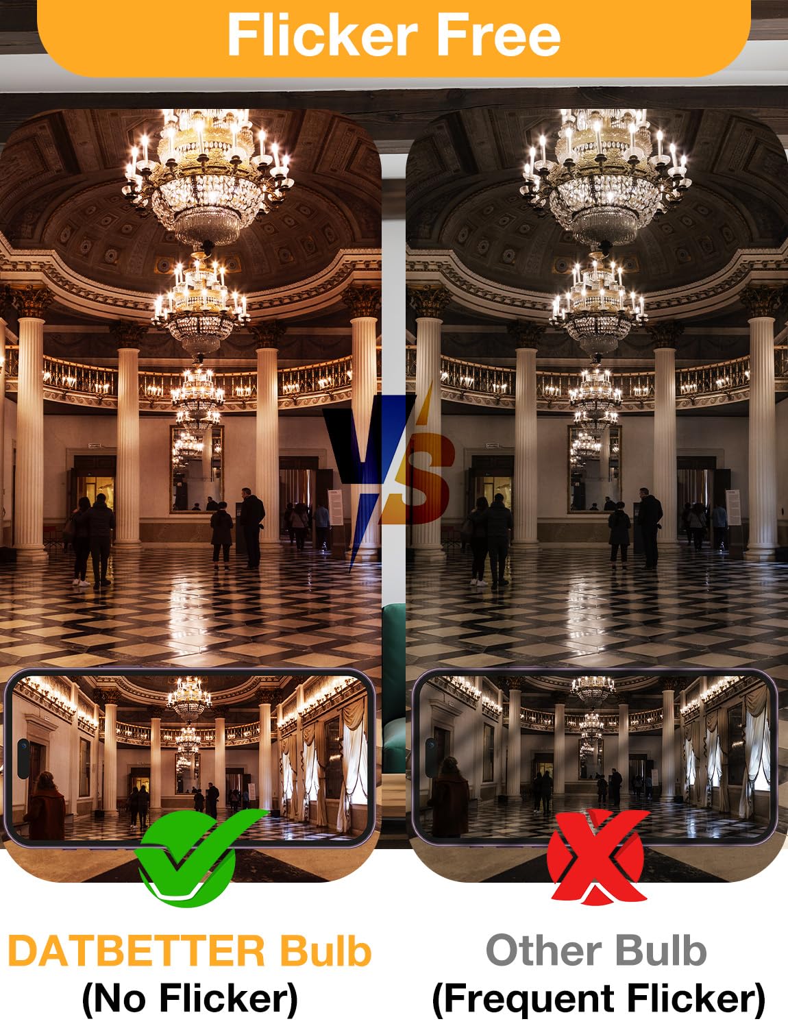 DAYBETTER dimmable LED bulb delivers smooth, flicker-free brightness changes