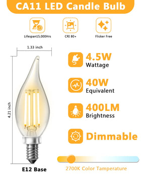 DAYBETTER E12 LED dimmable bulb for flexible mood settings