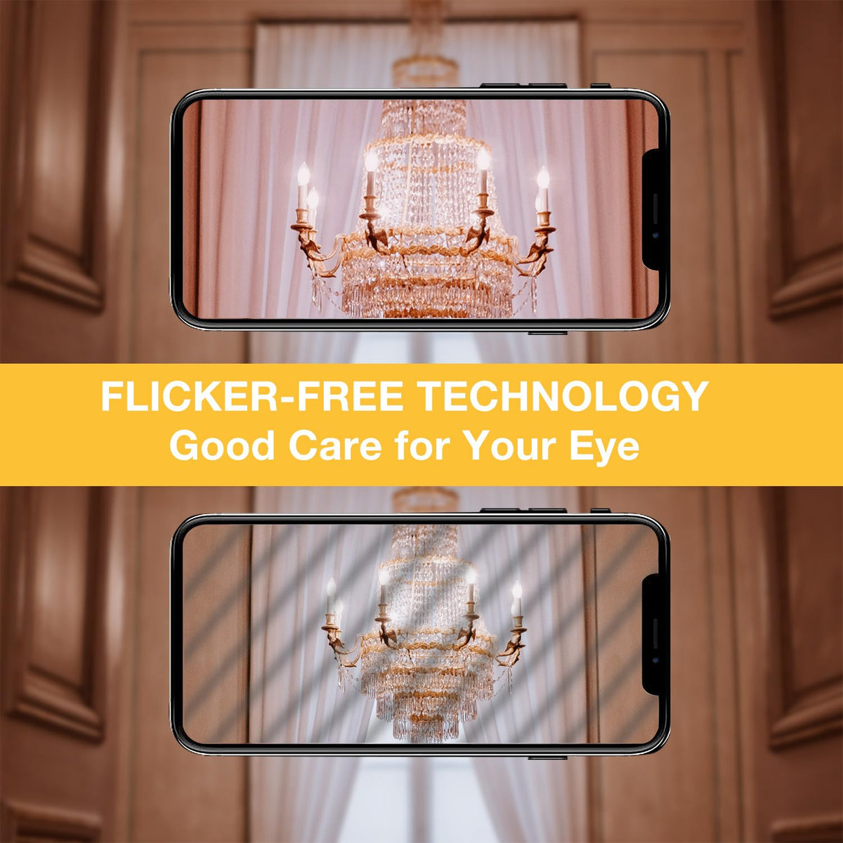 DAYBETTER wall sconce lighting with warm glow and flicker-free performance.