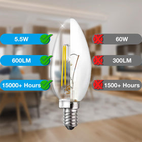 DAYBETTER energy-saving LED bulb with long life for fewer replacements.