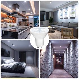 DAYBETTER GU10 LED bulbs UL-listed and mercury-free for safer home lighting.