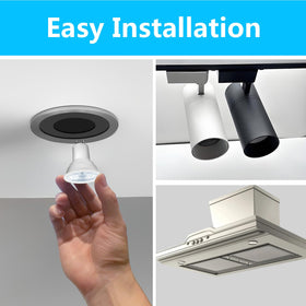 DAYBETTER GU10 LED bulbs offer warm to cool spectrum for versatile mood lighting.