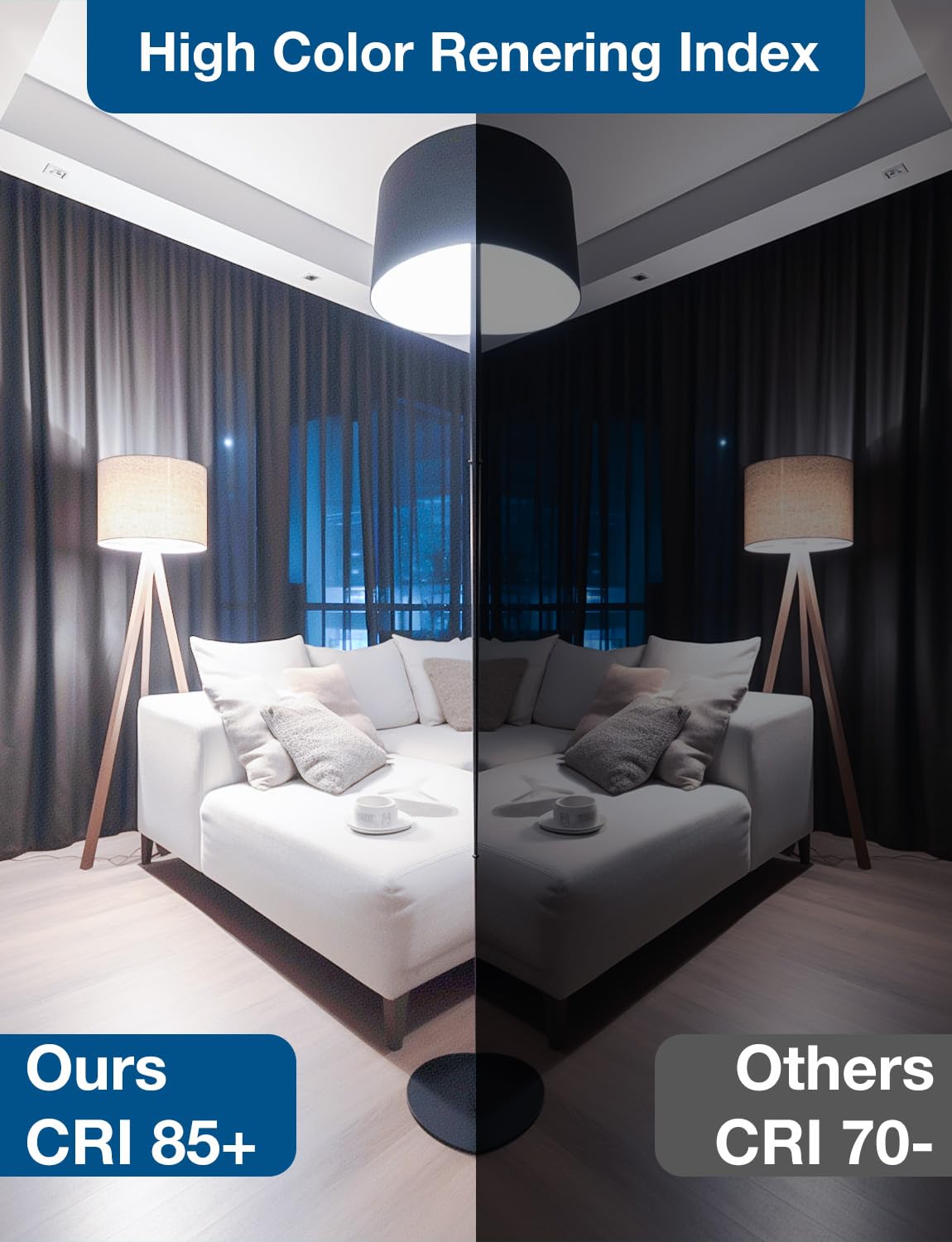 DAYBETTER energy-saving bulbs with long life for less frequent replacements