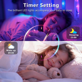 DAYBETTER LED lights party mode with dynamic color shifts for celebrations.