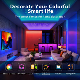 DAYBETTER LED strip on ceiling providing subtle accent lighting
