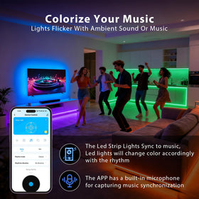 DAYBETTER LED strip under-cabinet lighting enhances kitchen tasks
