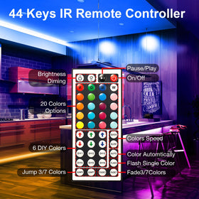 DAYBETTER LED strip creates a party atmosphere with dynamic colors