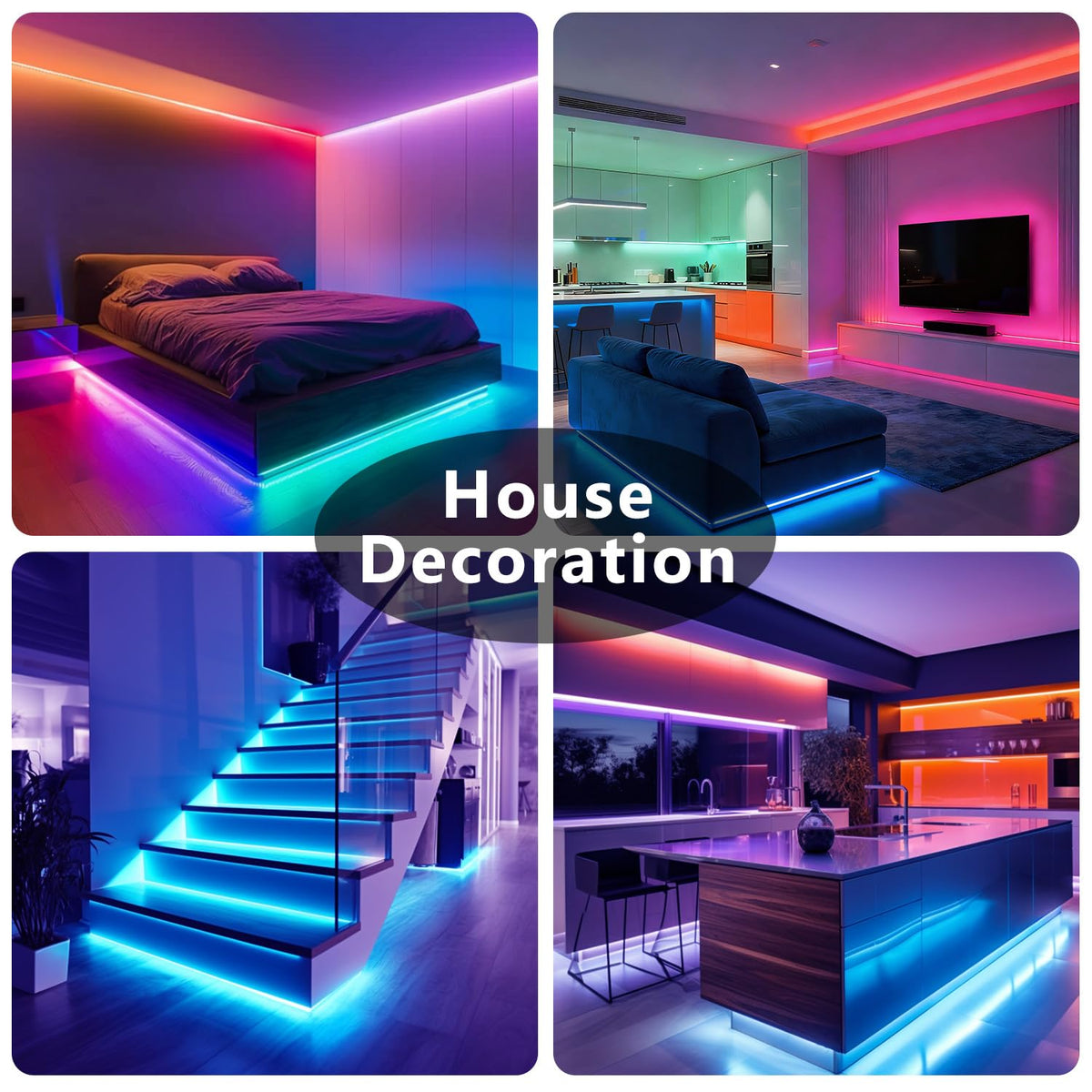 DAYBETTER LED strip remote and app provide easy control