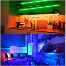 DAYBETTER strip is cuttable and extendable for custom layouts in any room.