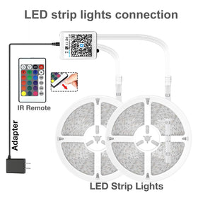 DAYBETTER LED strip lights bedroom ambience with 16 million colors