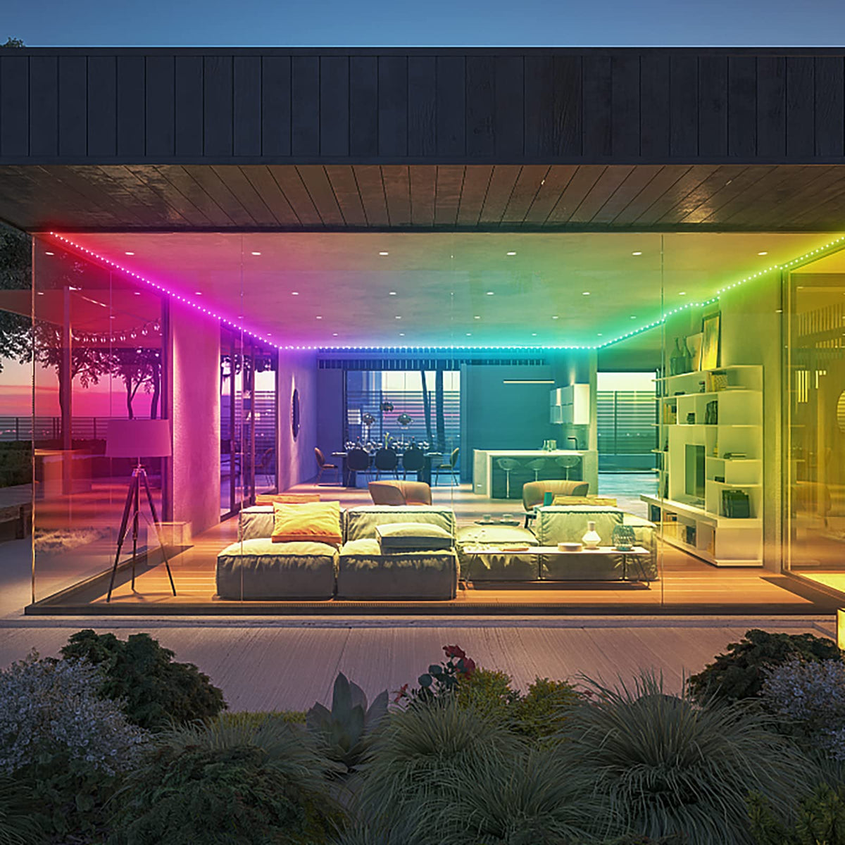 DAYBETTER LED strip lights party-scene for living room gatherings